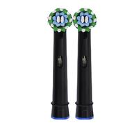 Electric Toothbrush Accessory Toothbrush Head. Compatible for Oral-B P2000-P4000 Pro1 Sonic Electric Toothbrushes(Black x2)