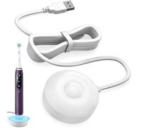 Electric Toothbrush Charger for O-B iO7 iO8 iO9 Magnetic Charger Compatible with B-raun O-B IO Type 3768 Replacement Charger Base iO Series 7 Series 8 Series 9 USB Chargers Powered