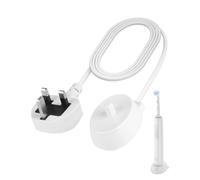 Electric Toothbrush Charger Replacement Base Compatible with iO3 iO4 iO5 iO6 Oral B Pro 3 3500 3000 Pro 2 2500 Genius X Vitality Type 3757 Inductive Charging Adapter UK Plug Portable Waterproof