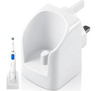 Electric Toothbrush Charger Wall Mounted Fit for Oral B & Braun, IPX6 Waterproof Toothbrush Charger Adapter Plug compatible with Oral B Vitality Pro, Pro 3, iO2, iO3, iO5, iO6, and Most Oral B