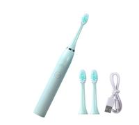 Electric Toothbrush for Adults Rechargeable Battery Toothbrush Portable with 3 Brush Heads 2 Mins Smarts Timer 5 Modes