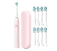 Electric Toothbrush for Adults - Rechargeable Sound Toothbrush | Deep Clean 40000 VPM, 6 Modes, 180 Days Battery Life, Portable Travel Case, Smart Timer, St