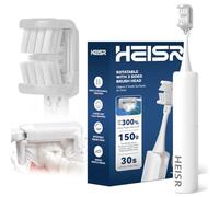 Electric Toothbrush for Adults & Teenagers, Patented 3 Sided Head | Bass Angled Soft Bristles & 180° Rotating Head, Clean Each Tooth, Rechargeable Sonic Toothbrush 60+ Days Battery Life