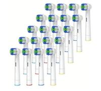 Electric Toothbrush Head Replacement Head - Compatible with Oral-B P2/4000/3757/d12/3766(20 pcs)