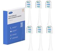 Electric Toothbrush Heads for Philips Sonicare Replacement Heads C1,C2,4100, Replacement Brush Head Compatible with Phillips Sonicare Electric Toothbrushes C2,C1, for Philips Sonic Care Brush,6 Pcs