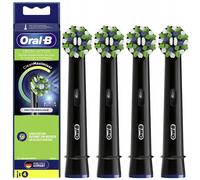 Electric Toothbrush Heads Oral-B Cross Action EB50BK Black, 4 pieces