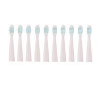 Electric Toothbrush Heads Soft Replacement Brush Head Tips Accessories for Man and Woman Adults (Color : Green 10pcs Head)