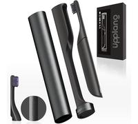 Electric Toothbrush, Portable Travel Sonic Toothbrush with Protective Case USB-C Rechargeable, Neutral Comfort Bristles, Waterproof, Smart Timer, Compact for Daily Use (Slate Gray)