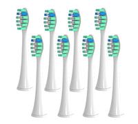 Electric Toothbrush Replacement Brush Head(4/8pcs) - Compatible for Philips HX6312 HX6340 HX3211 HX3281 HX3110 HX3120 HX682p HX685t HX4300 HX5100(8pcs Green)
