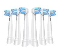 Electric Toothbrush Replacement Brush Head. Compatible for Oral-B IO7 IO8 IO9 IO10 Sonic Electric Toothbrush(6 White)