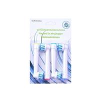 Electric Toothbrush Replacement Brush Head, Three-Dimensional Cutting Compatible with SB-417A / SB17A Dual Heads, Dupont bristles fit the Curvature of the Teeth(EB-50A 4pcs)