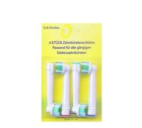 Electric Toothbrush Replacement Brush Head, Three-Dimensional Cutting Compatible with SB-417A / SB17A Dual Heads, Dupont bristles fit the Curvature of the Teeth(EB-18A 4pcs)