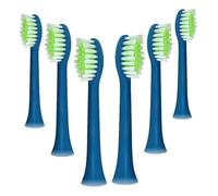 Electric Toothbrush Replacement HX2033 Brush Head - Compatible with Philips HX24 Series and HX2000 and HX2100 Series Clean and Bright Soft Brushes(6 Purple)