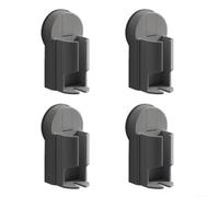 Electric Toothbrush Stand 4-Pack Suction Fixed(Gray) | Strong suction cups, no drilling required, fits marble and wood, 4-pack value set, grey and white options