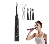 Electric Toothbrush, Waterproof Smart Electric Toothbrush, Portable High Frequency Toothbrush for Home Shower Travel Day Night