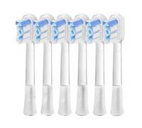 Electric Toothbrushes Replace Brush Heads. Compatible for Laifen LFTBO1-S LFTB01-P ABS LFTB01-A(Blue High Efficiency x6)