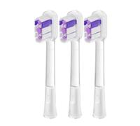Electric Toothbrushes Replace Brush Heads. Compatible for Laifen LFTBO1-S LFTB01-P ABS LFTB01-A(Purple Bright White x3)