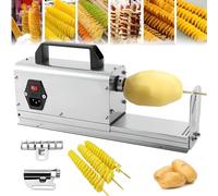Electric Tornado Potato Slicer, 3-in-1 Automatic Homemade Chip and Vegetable Cutter for Spiral Twists