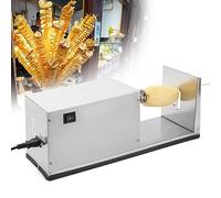Electric Tornado Potato Slicer Spiral Cutter, Veg Chopper and Dicer for Vegetables, Heavy Duty Stainless Steel Blade