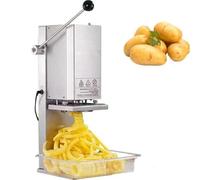 Electric Tornado Potato Slicer Spiral Potato Cutter Commercial Potato Chips Slicer Twister Stainless Steel Curly Fry Cutter 3-10mm Adjustable Thickness Potato Spiral Tower Machine for Snack