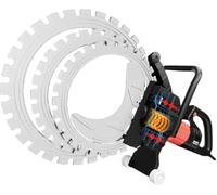 Electric Toroidal Concrete Saw, 8900w Portable, 90° No Dead Angle Cutting, for Stone, Metal, Marble Wall Cutting