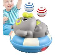 Electric Toy for Kids - Blowing Ball Electric Sound Toy Light up | Interactive Rotating Game, Cute Frog Elephant for Living Room, Bedroom, Garden, Travel