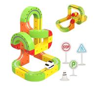 Electric Train Circuit for | Electric and Magnetic Educational Toys - Motorized Train Track Set - for Girls Preschool Home Bedroom Christmas Birthday Party
