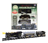 Electric Train Game,Train Game for Kids | Ancient Train Toys,Interactive Classic Train Toys, Fun Trainers, Toys with Lights and Sound for Boys, Girls and Boys