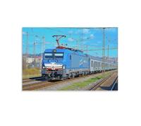 Electric Train Journey,1000-piece puzzle for adults,Classic Jigsaw Puzzle,High-difficulty puzzles,26x38cm