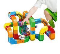 Electric Train Set, 81/118Pcs 3D Antigravity Train And Track Building Toy, Learning Educational Toys With Flexible Track, Electric Tracks Toy With Light Sound, Christmas New Year Present For Kids