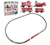Electric Train Set - Educational and Fun Circuit, Train Toy for Boys and Girls Assembling Indoor the Floor Around the Tree During Winter and Birthday