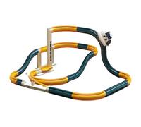 Electric Train Set, Electric Flexible Race Tracks with Magnetic Trains, Space Trains Track Set, Train Track Gravity-Defying 3D Embedded Layouts & Motorized Car Building Blocks for 3-8 Years Kids