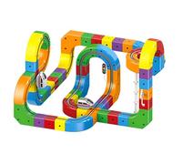 Electric Train Set, Gravity-Defying 3D Layouts & Motorized Car, Magnetic Track Set for Boys & Girls, 51PCS - Perfect for Birthday Parties