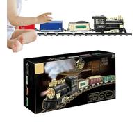 Electric Train Set Retro Educational Music Toy with Lights | Cute Train Toy Party Game for Boys Girls Party Preschool Kindergarten Nursery Living Room