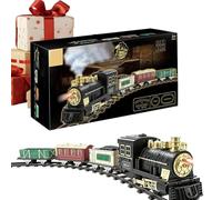 Electric Train Set Retro Educational Music Toy with Lights | Funny Kids Toy Learning Game for Boys Girls Party Preschool Kindergarten Nursery Living Room