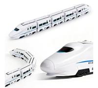 Electric Train Set, Smart Chain Train Toy, Simulation High Speed Railway Harmony Trains Toys with 5 Carriages, Fun Learning Game with Lights and Sounds for Train Enthusiasts