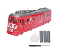 Electric Train Sets for Kids, Legendary Steam Train Display Kit refreshing spray feature, Toddler Model Trains for 3 4 5 6 7 8 Years Old Kids (red)