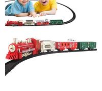 Electric Train Toy,Decorative Home Decor Car Toy With Lights And Sound - Light Up Christmas Train,for Boys Girls Children Home Traveling Schools Bedroom Kindergarten Living Room