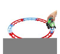 Electric Train Track Set, Battery Powered Toy Train, Realistic Sound Interactive Railroad, Educational Indoor Playset, Multi Function Learning And Fun Toy, Engaging Use for Birthday Christmas