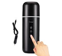 Electric Travel Mug, Heated Water Cup, 8.66 * 2.76in 12v 24v Portable, Automatic Stirring, Authentic Construction for Cup, Car, Vehicle, Office, Home, Tea, Coffee, Milk, Boiling