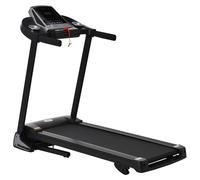 HOMCOM Folding 12km/h Electric Treadmill Running Machine w/ Incline LED Display - Black - 142cmx66cmx127cm