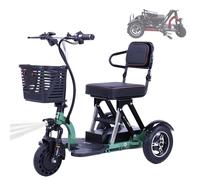 Electric Tricycle, 3 Speeds, 120 Kg Load Capacity, Storage Basket, Maximum Gradeability of 15°, Foldable Design, and Comfortable Seat. for Seniors, Women, and Men for Daily Commuting