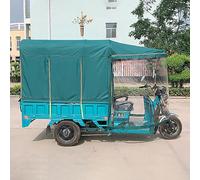 Electric Tricycle Canopy Waterproof Tricycle Canopy for Adults Easy Entry and Exit Cover for Fit All 3-Wheel Bike Easy to Install Adult Tricycle Cover(Blue 180 * 100cm/70 * 39")