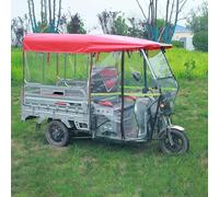 Electric Tricycle Cover, Waterproof Oxford Cloth, Easy Entry and Exit, Safety Warning Strips for Mobility Scooters and Battery Cars