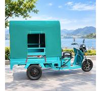 Electric Tricycle Cover - Weather-Proof Canopy for Cargo Transport | For Outdoor Riding, Ideal for Carrying Cargo Electric Powered Tricycles(Navy Blue,90x70cm/35.4x27.6in)