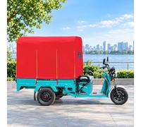 Electric Tricycle Cover - Weather-Proof Canopy for Cargo Transport | For Outdoor Riding, Ideal for Carrying Cargo Electric Powered Tricycles(Red,120x90cm/47.2x35.4in)