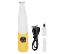 Electric Trimmer, Pet Micro Precision Trimmer Cordless Foot Shaver Hair Grooming Low Noise Pet Hair Shaver Multifunctional Pet Hair Trimmer for Dogs and Cats (Yellow)