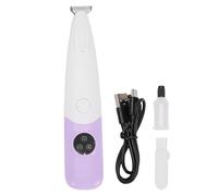 Electric Trimmer, Pet Micro Precision Trimmer Cordless Foot Shaver Hair Grooming Low Noise Pet Hair Shaver Multifunctional Pet Hair Trimmer for Dogs and Cats (Purple)