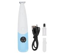 Electric Trimmer, Pet Micro Precision Trimmer Cordless Foot Shaver Hair Grooming Low Noise Pet Hair Shaver Multifunctional Pet Hair Trimmer for Dogs and Cats (Blue)