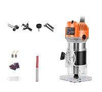 Electric Trimmer Woodworking Wood Milling Electric Hand Trimmer Wood Laminator Edge Joiners Set Wood Milling Slotting Machine (Color : Set 3)